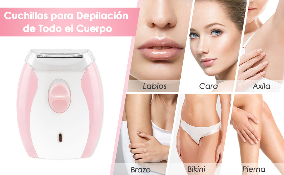 Depiladora Corporal Recargable Surker