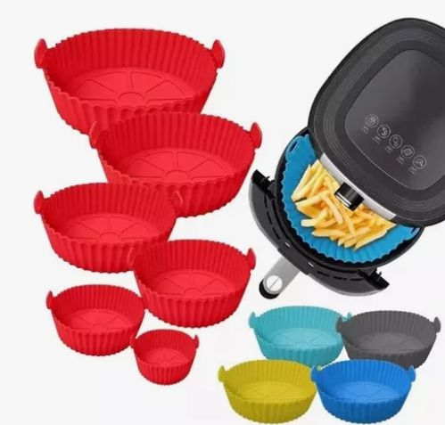 Set Moldes De Silicona Para Freidora De Aire