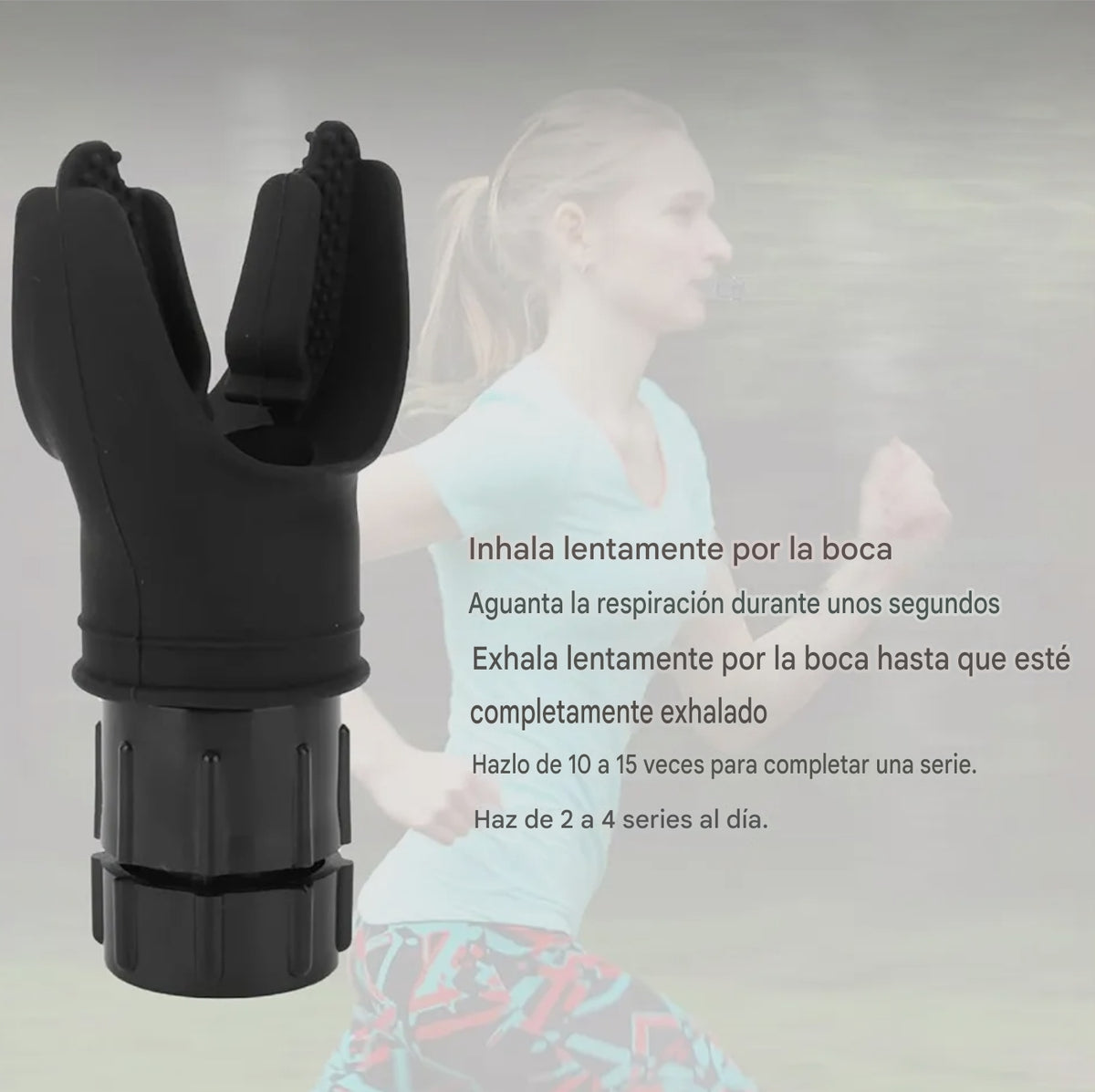 Entrenador De Capacidad Pulmonar y Respiración