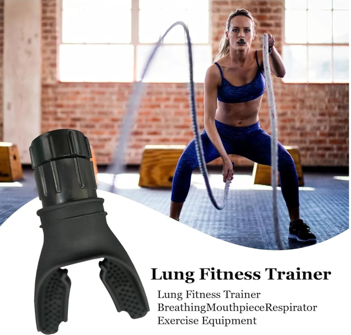 Entrenador De Capacidad Pulmonar y Respiración