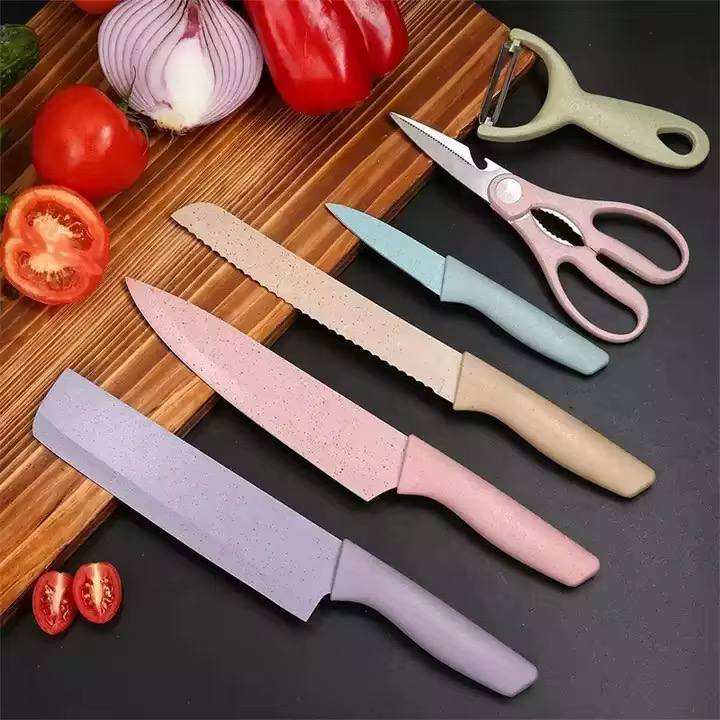 Set Cuchillos De Cocina, 6 Piezas