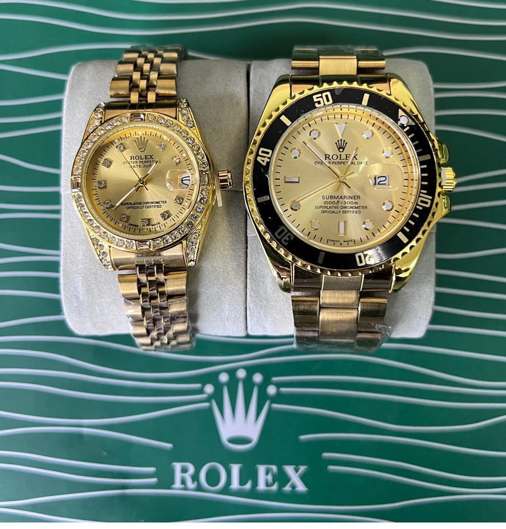 Set De Relojes Rolex Para Parejas