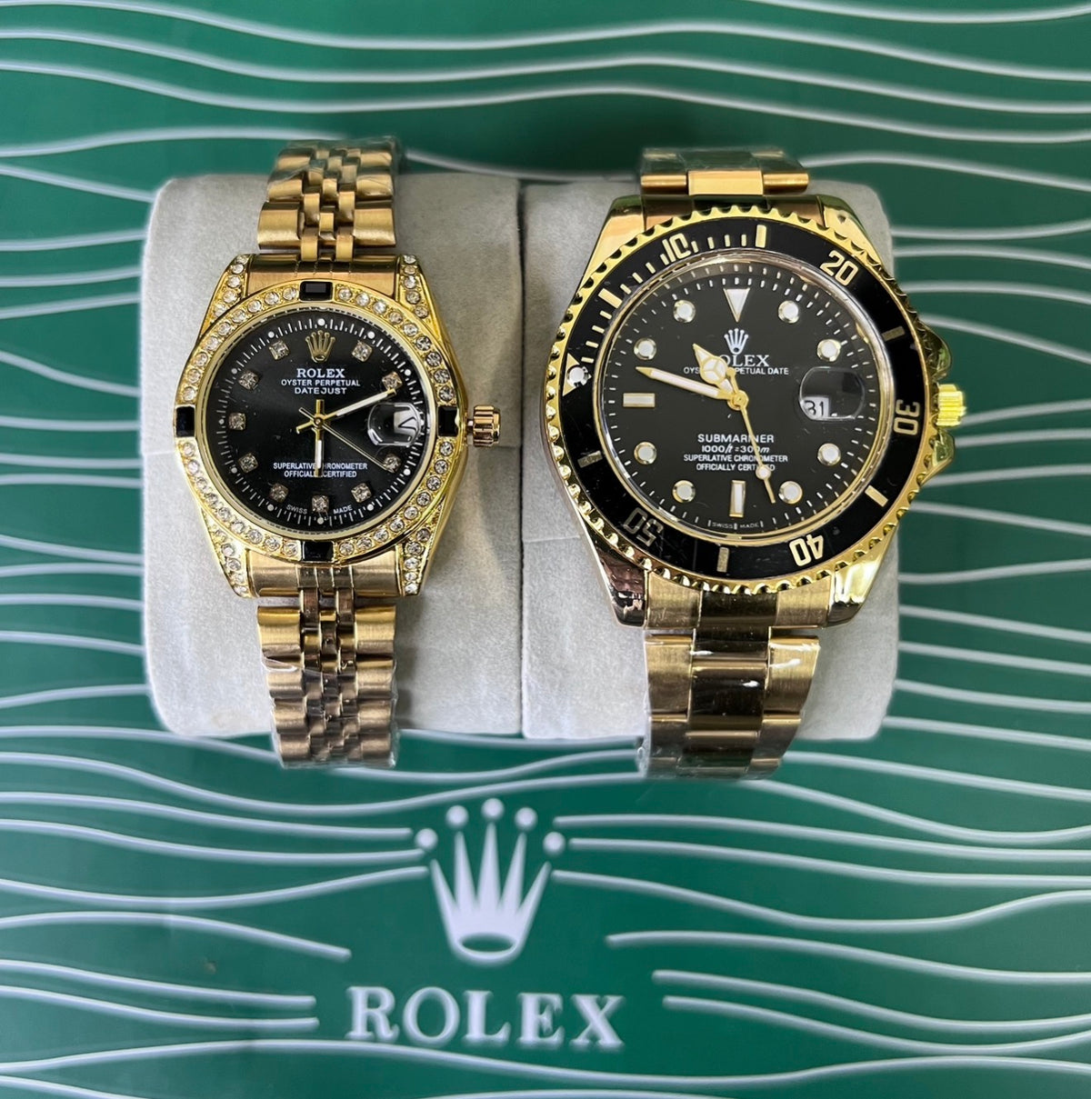Set De Relojes Rolex Para Parejas