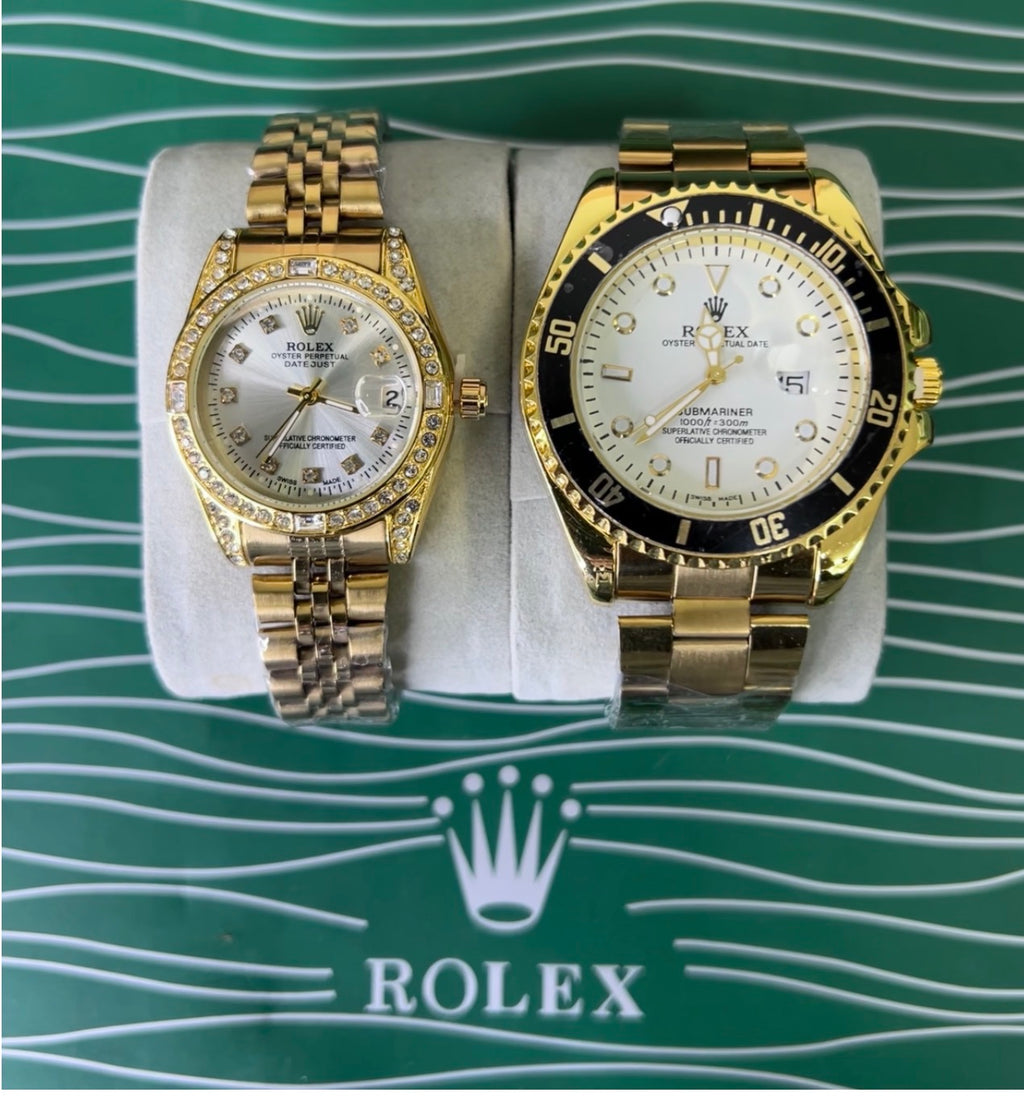 Set De Relojes Rolex Para Parejas