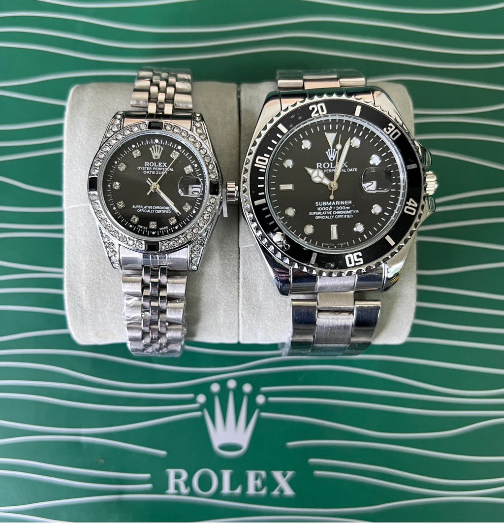 Set De Relojes Rolex Para Parejas