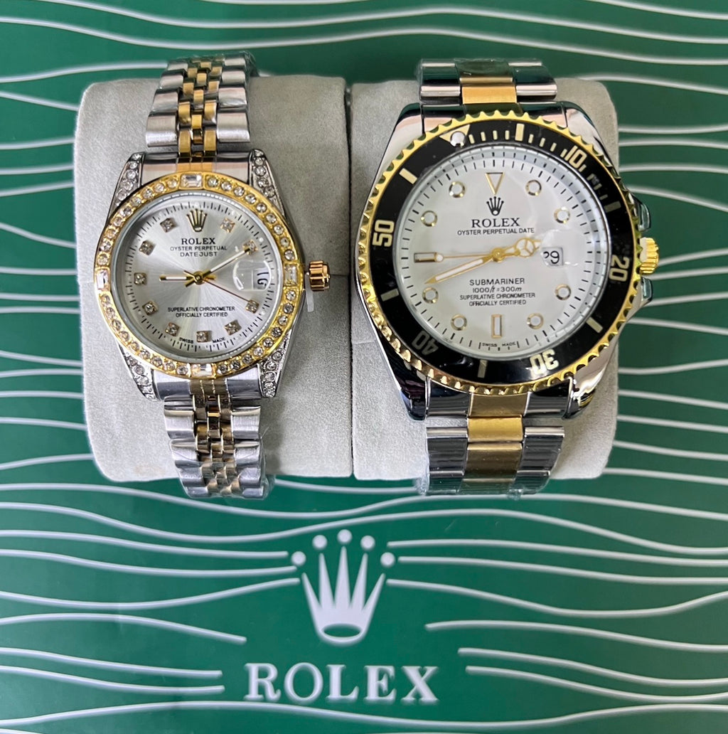 Set De Relojes Rolex Para Parejas