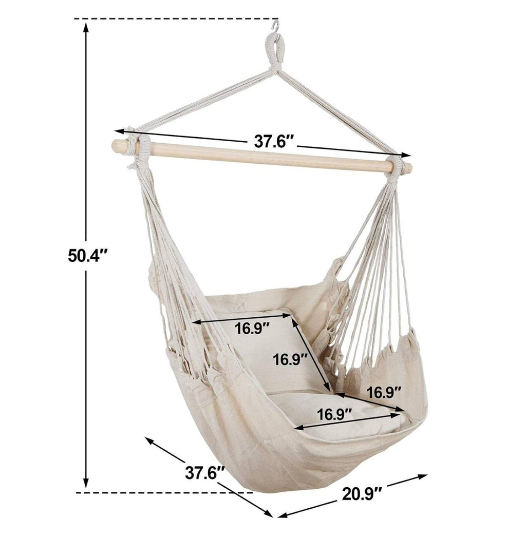 Silla Colgante Tipo Hamaca Con Cojines Para Descanso