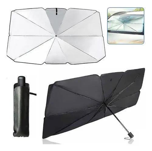 Parasol Plegable Tipo Sombrilla Para Carro