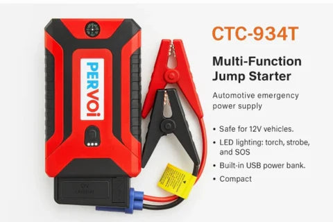 Arrancador De Batería Portátil Multifuncional Para Vehículos