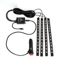 Kit De Tiras De Iluminación Led Rgb Para Interiores De Carros