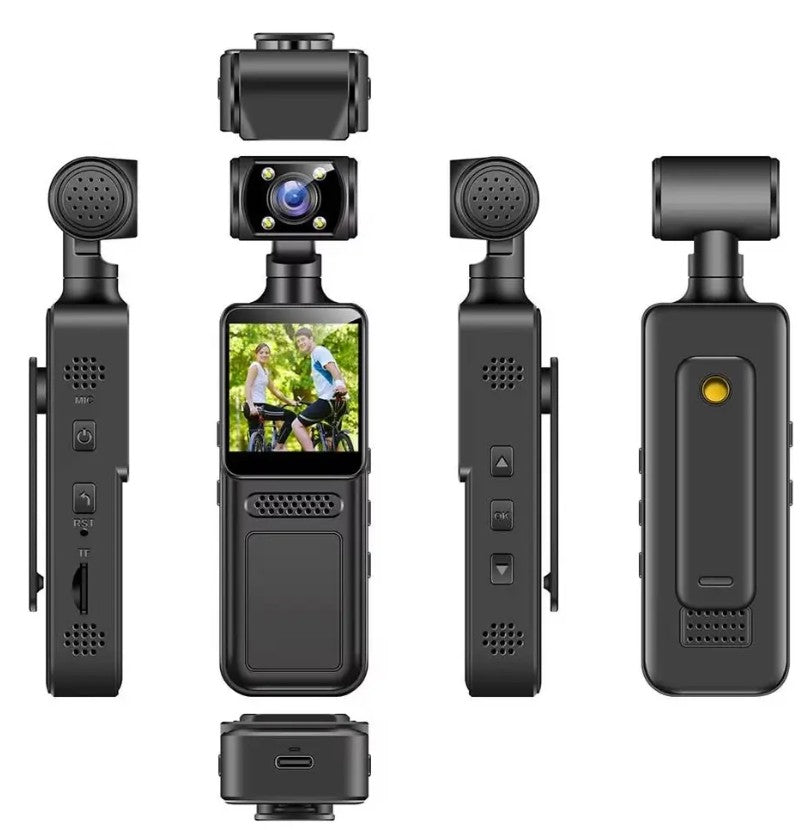 Videocámara Portátil De Mano Con Pantalla Integrada