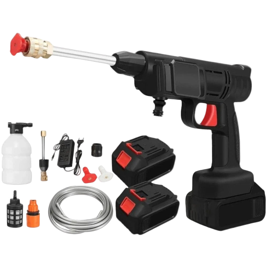 Kit De Hidrolavadora Portatil y Aspiradora De Mano