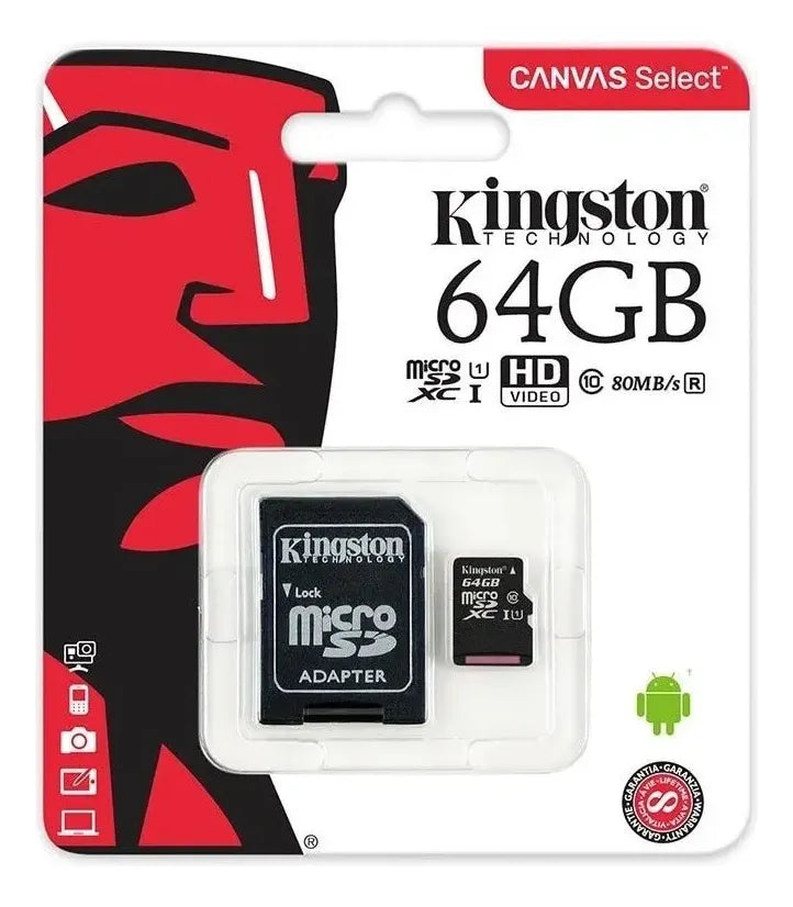 Tarjeta De Memoria Kingston Micro SD
