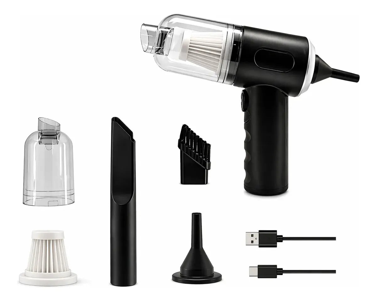 Kit De Hidrolavadora Portatil y Aspiradora De Mano