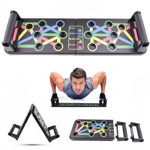 Tabla Plegable Multifuncional Para Ejercicios De Flexiones